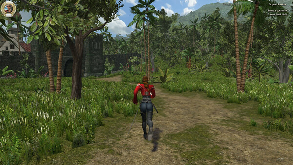 Caribbean Legend Age of Pirates героиня в джунглях
