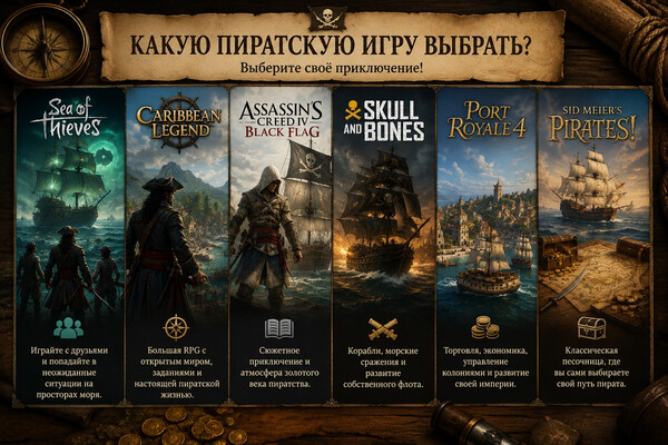 Сравнение популярных пиратских игр в Steam